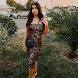 Leopard Print Dress (OOTD FASH)
